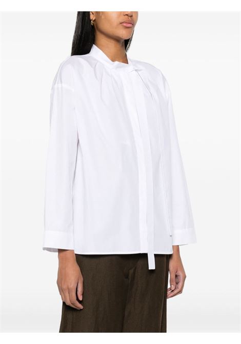 White pleat-detail shirt 'S MAXMARA - women 'S MAXMARA | 2419111023600001